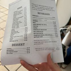 Lavilla Fine Food Mexican Restaurant - Menu