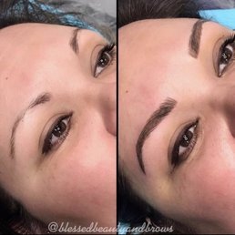 Before and after of first session Before and after of first session