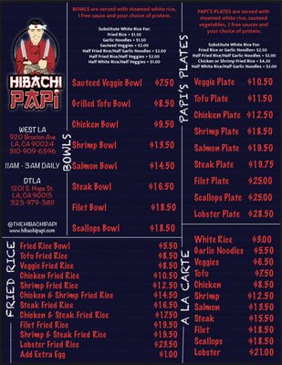 Menu photo 8 Hibachi Papi Los Angeles, CA Menu photo 8 Hibachi Papi Los Angeles, CA