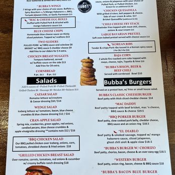 Bubba’s Bones & Brews - The food is Top notch!  Service was great and the menu had some amazing options.  I'll be back soon. - Gastropubs Near Me - Cathedral City, California