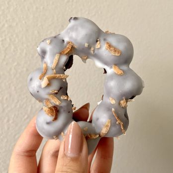 Twisted Donuts and Coffee - Ube Coconut Mochi Donut - Donuts Near Me - San Francisco, California Twisted Donuts and Coffee - Ube Coconut Mochi Donut - Donuts Near Me - San Francisco, California