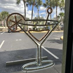 Red Horse Distillery - Sign in the window