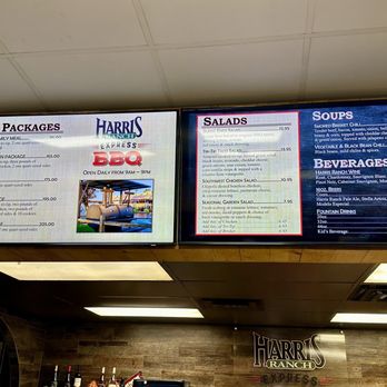 Harris BBQ - Menu - Barbeque Near Me - Coalinga, California