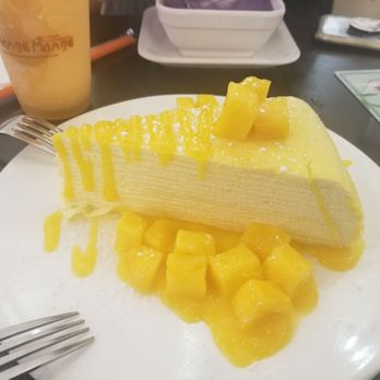 Mango Mango Dessert - Mango Mille Cake - Desserts Near Me - Flushing, New York Mango Mango Dessert - Mango Mille Cake - Desserts Near Me - Flushing, New York