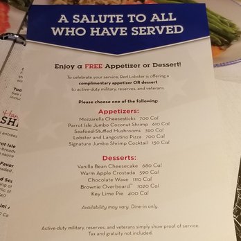 Red Lobster - Veterans day bonuses! Thank You! - Seafood Near Me - Mesa, Arizona Red Lobster - Veterans day bonuses! Thank You! - Seafood Near Me - Mesa, Arizona