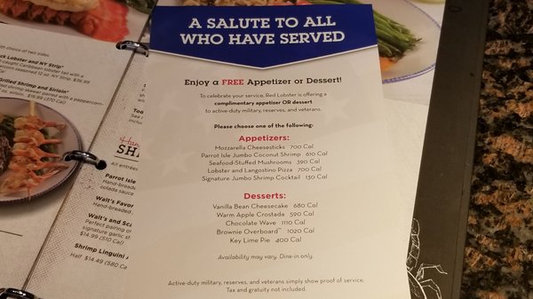 Menu photo 7 Red Lobster Mesa, AZ