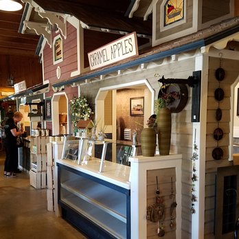 The Apple Works - ice cream and caramel apples inside the retail building - Farms Near Me - Trafalgar, Indiana