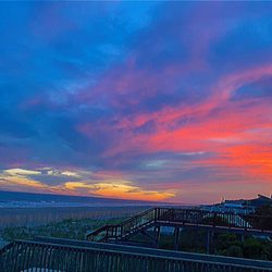Haley's Ice Cream Store - Ocean front view