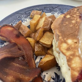 Blue Willow Cafe - Bacon and potatoes on the side - Venues & Event Spaces Near Me - Burton, Texas