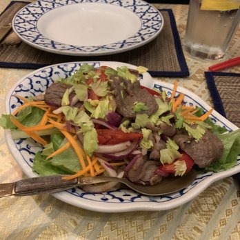 Bangkok Station - Beef salad - Thai Near Me - Nyack, New York