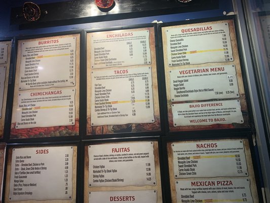 Menu photo 4 Bajio Grill Provo, UT