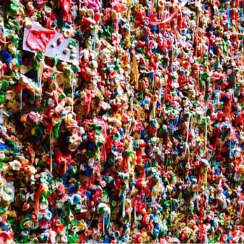 The Gum Wall - Local Flavor Near Me - Seattle, Washington The Gum Wall - Local Flavor Near Me - Seattle, Washington