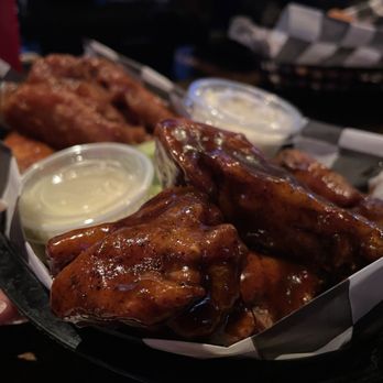 The Town Tavern - Half and Half-N-Half Basket: jerk and mambo sauce wings - Bars Near Me - Washington, DC, District of Columbia The Town Tavern - Half and Half-N-Half Basket: jerk and mambo sauce wings - Bars Near Me - Washington, DC, District of Columbia