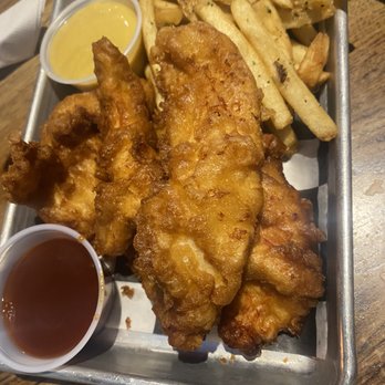 Rusty Bucket Restaurant & Tavern - Chicken Fingers Beer battered fingers cooked to perfection!! - American Near Me - Liberty Township, Ohio Rusty Bucket Restaurant & Tavern - Chicken Fingers Beer battered fingers cooked to perfection!! - American Near Me - Liberty Township, Ohio