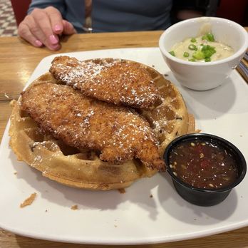 Silver Diner - Pickle-Brined Fried Chicken & Waffles - Diners Near Me - Rockville, Maryland Silver Diner - Pickle-Brined Fried Chicken & Waffles - Diners Near Me - Rockville, Maryland