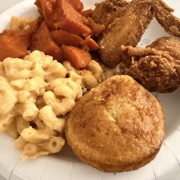 All the fixin's. Reminds me of Thanksgiving.