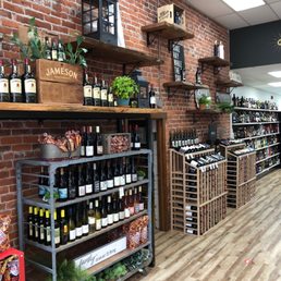 shelves of bottles of wine shelves of bottles of wine