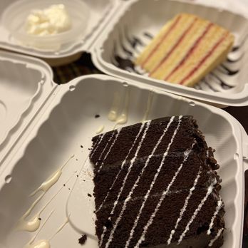 Silver Diner - Double Chocolate Triple-Layer Cake a La Mode Smith Island Cake - Diners Near Me - Gaithersburg, Maryland