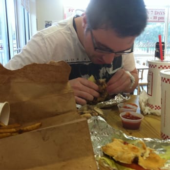 Five Guys - Cajun fries & two burgers. Yum! - Burgers Near Me - Mt. Juliet, Tennessee Five Guys - Cajun fries & two burgers. Yum! - Burgers Near Me - Mt. Juliet, Tennessee