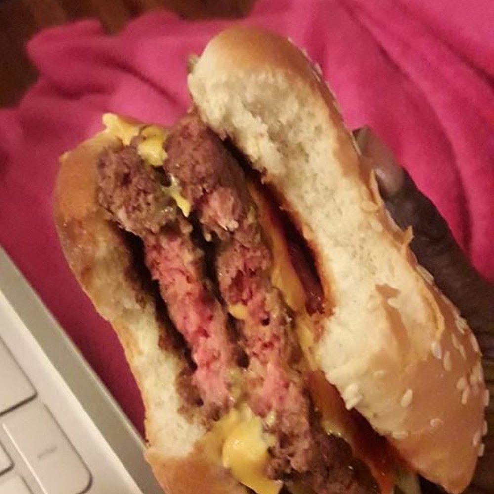 McDonald's - The burger is raw - Coffee & Tea Near Me - Bronx, New York McDonald's - The burger is raw - Coffee & Tea Near Me - Bronx, New York