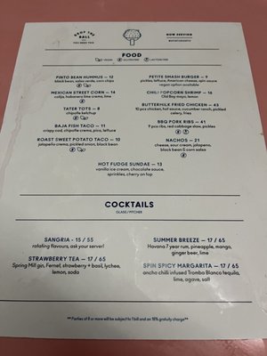 Menu photo 3 SPIN Toronto Toronto, ON