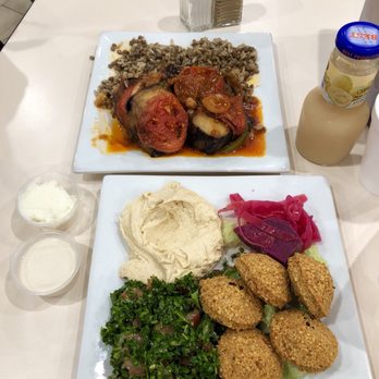 Noura Cafe - Falafel platter, Mujdara and Maghmour/Moussaka (not sure what it was called) but was the bombbb! - Middle Eastern Near Me - Jacksonville, Florida Noura Cafe - Falafel platter, Mujdara and Maghmour/Moussaka (not sure what it was called) but was the bombbb! - Middle Eastern Near Me - Jacksonville, Florida