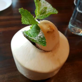 Tamari Bar - Coco panda with fresh coconut meat! My new favorite drink. - Izakaya Near Me - Seattle, Washington