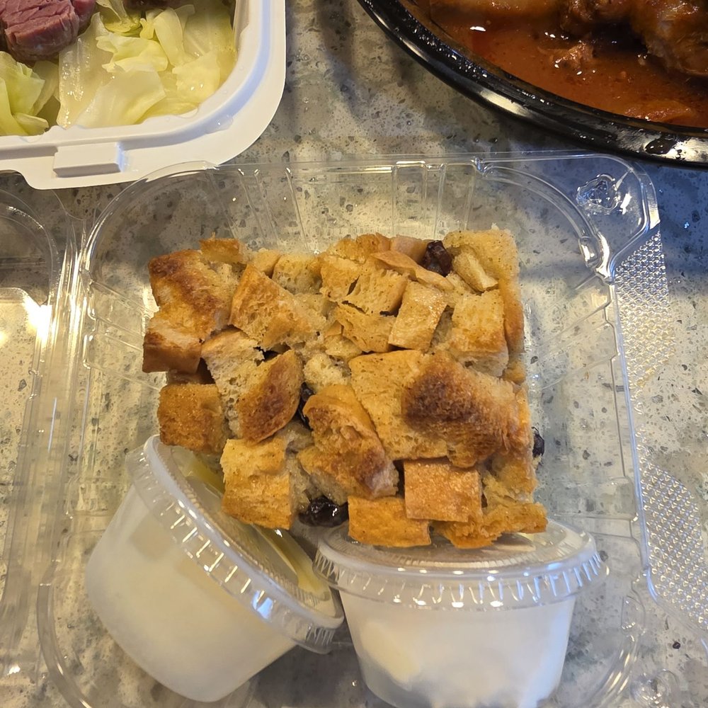 Bread pudding $10 St Patrick's day special