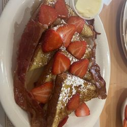 French Toast with Bacon side