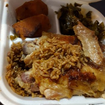 Mattie's Soul Food - Turkey wings, pigeon peas and rice, collards w/turkey and yams. - Soul Food Near Me - Miami, Florida Mattie's Soul Food - Turkey wings, pigeon peas and rice, collards w/turkey and yams. - Soul Food Near Me - Miami, Florida