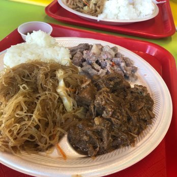 BFF Turon - Pork with pancit noodles and rice - Filipino Near Me - West Jordan, Utah BFF Turon - Pork with pancit noodles and rice - Filipino Near Me - West Jordan, Utah