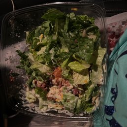 Cobb salad no fork!   Multiple trips either no salad dressing, no napkins and tonight no fork!