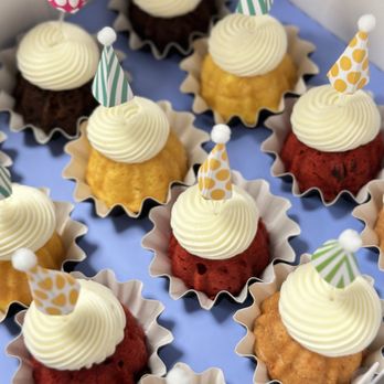 Nothing Bundt Cakes - Cute Celebration Hats Bundtinis - Signature Assortment IG: @ammysalamii - Bakeries Near Me - West Hills, California Nothing Bundt Cakes - Cute Celebration Hats Bundtinis - Signature Assortment IG: @ammysalamii - Bakeries Near Me - West Hills, California