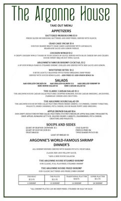 Menu photo 3 The Argonne House Charlevoix, MI Menu photo 3 The Argonne House Charlevoix, MI
