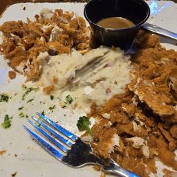 Mammas Fried Chicken batter after trying to find chicken.