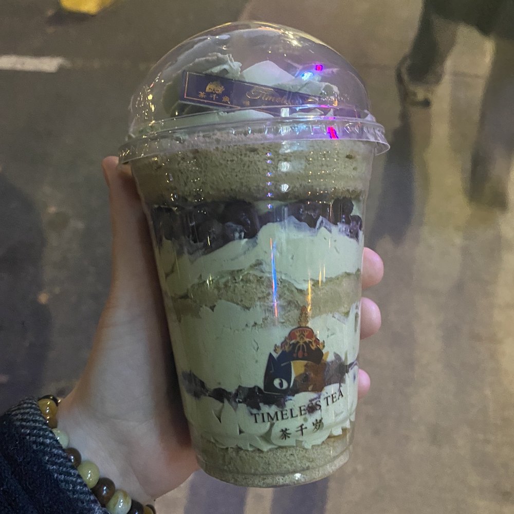 Timeless Tea - I got the Matcha Bobo Cake Cup! - Bubble Tea Near Me - Bellevue, Washington Timeless Tea - I got the Matcha Bobo Cake Cup! - Bubble Tea Near Me - Bellevue, Washington