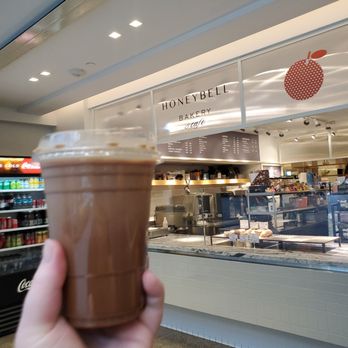 Honey Bell Bakery - Salted Hazelnut Mocha + Front of Cafe Stand - Bakeries Near Me - Holmdel, New Jersey Honey Bell Bakery - Salted Hazelnut Mocha + Front of Cafe Stand - Bakeries Near Me - Holmdel, New Jersey