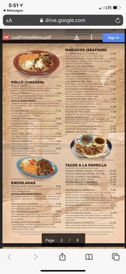 Menu photo 3 Los Primos Mexican Grill Chesapeake, VA Menu photo 3 Los Primos Mexican Grill Chesapeake, VA