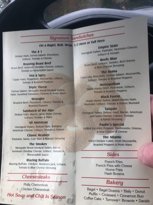 Menu photo 2 Atlantic Bagel Company Rumson, NJ