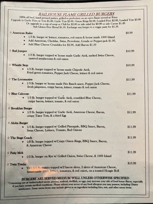 Menu photo 6 Rail House Pub & Grill Gridley, CA Menu photo 6 Rail House Pub & Grill Gridley, CA