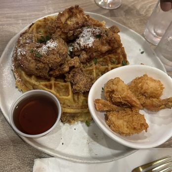 Sweet Catch  - Fried Chicken And Shrimp Waffle - Seafood Near Me - Brooklyn, New York