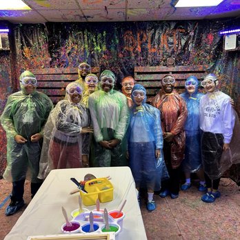 Spin and Splat Art Studio - In the paint and splash room - Party & Event Planning Near Me - Toledo, Ohio