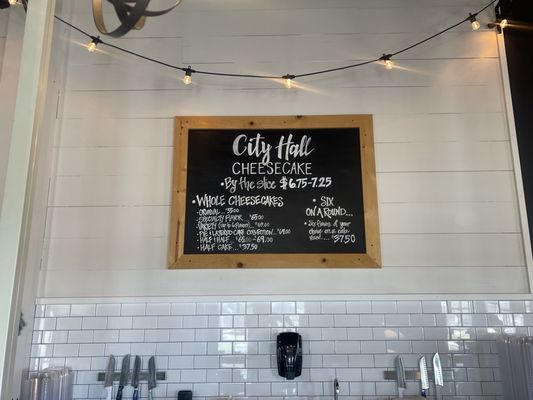 Menu photo 1 City Hall Cheesecake Southaven, MS Menu photo 1 City Hall Cheesecake Southaven, MS