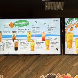 Menu as of 10/13/2025