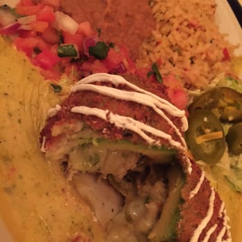Chuy's - Stuffed Avocado - must try dish! - Tex-Mex Near Me - Austin, Texas