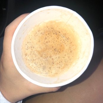 Bitty & Beau's Coffee - The cappuccino AFTER she gave it back to me (have not drank any at this point) - Coffee & Tea Near Me - Wilmington, North Carolina