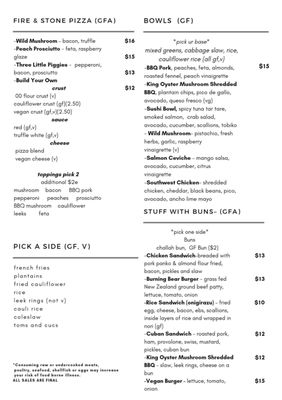 Menu photo 2 Timber Kitchen & Social Willowick, OH