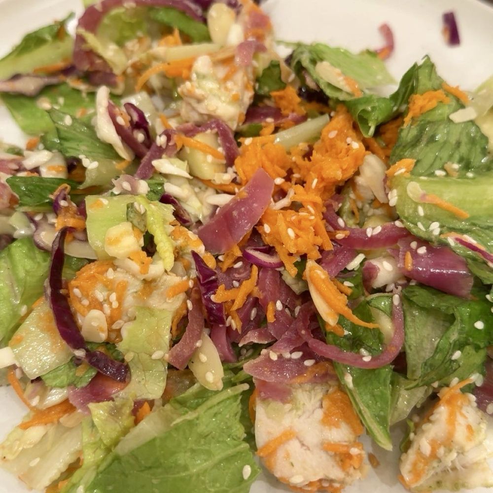Greens & Grains - Asian Chicken Salad - New American Near Me - Alameda, California Greens & Grains - Asian Chicken Salad - New American Near Me - Alameda, California