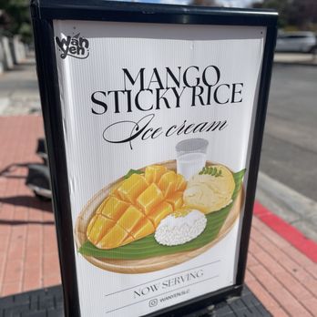 Wanyen Cafe - This sign is what brought me into the store. Great Marketing! - Desserts Near Me - Salt Lake City, Utah