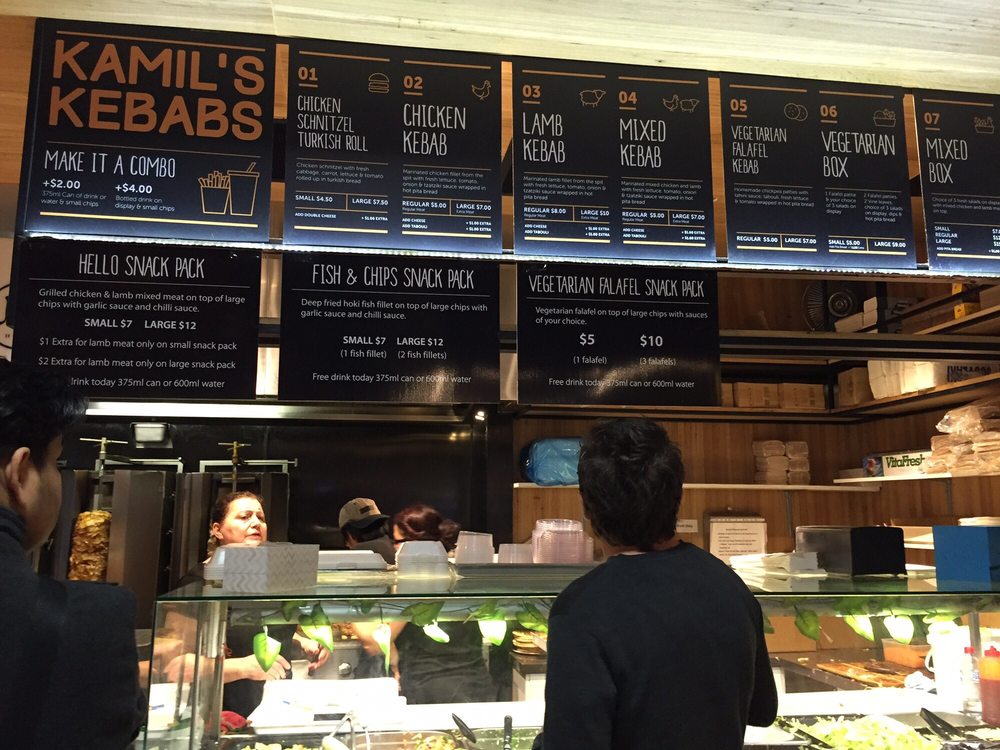 KAMIL’S KEBABS Updated September 2024 300 Lonsdale St, Melbourne